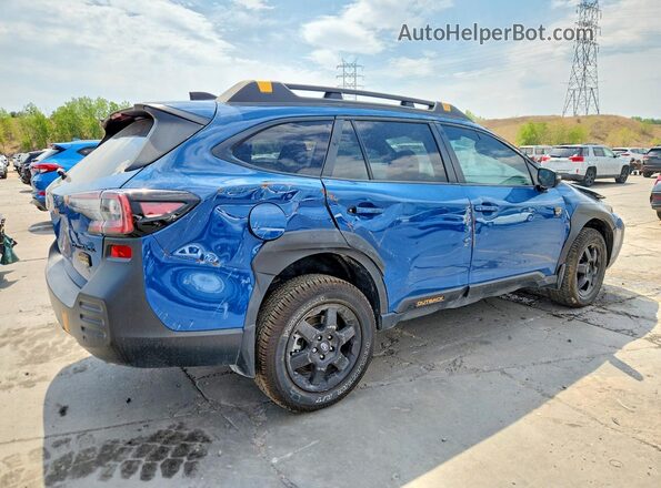 4S4BTGUD9S3166892 2025 SUBARU OUTBACK Синий Задняя правая четверть