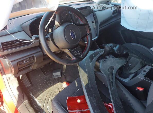 4S4GUHD61T3752367 2026 SUBARU CROSSTREK Red Dashboard view