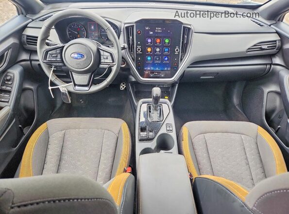 4S4GUHF61R3757395 2024 SUBARU CROSSTREK White Widok deski rozdzielczej