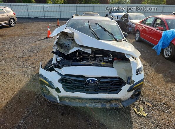 4S4GUHF68R3700756 2024 SUBARU CROSSTREK White წინა ხედი
