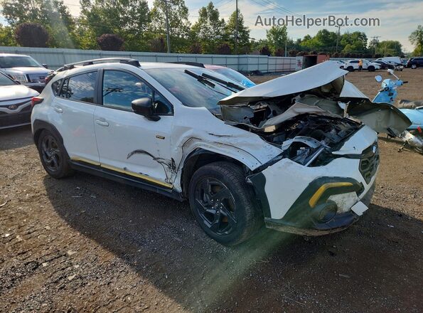 4S4GUHF68R3700756 2024 SUBARU CROSSTREK White წინა მარჯვენა