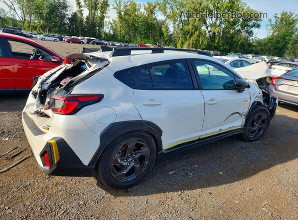 4S4GUHF68R3700756 2024 SUBARU CROSSTREK White უკანა მარჯვენა