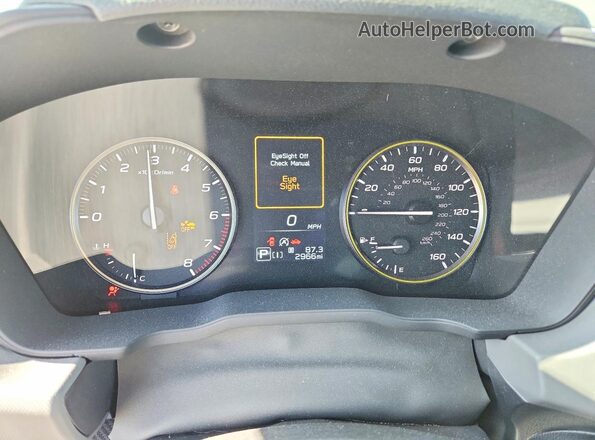4S4GUHF6XT3760495 2026 SUBARU CROSSTREK Green Սարքավորումների վահանակի տեսք
