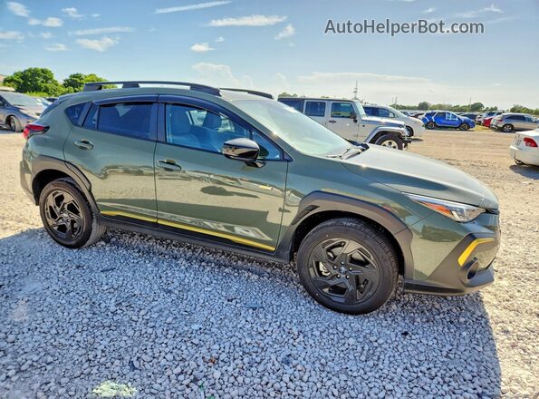 4S4GUHF6XT3760495 2026 SUBARU CROSSTREK Green Առջևի աջ