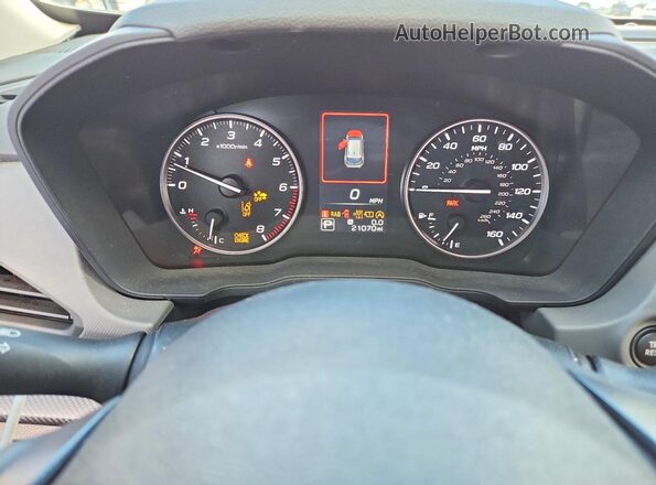 4S4GUHM60R3835863 2024 SUBARU CROSSTREK Gray ხელსაწყოთა პანელის ხედი