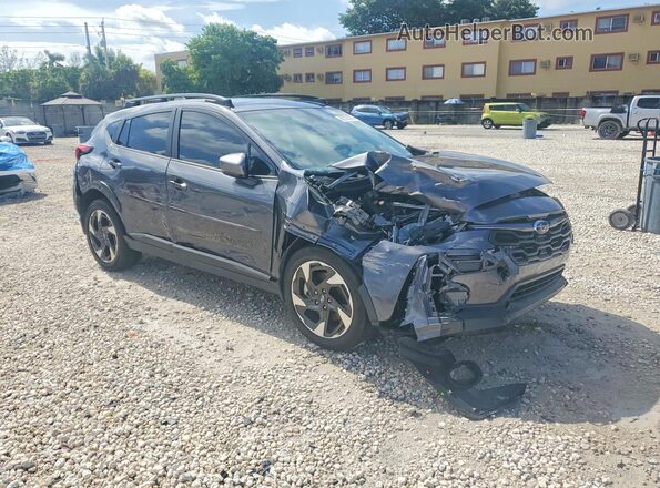 4S4GUHM60R3835863 2024 SUBARU CROSSTREK Gray წინა მარჯვენა