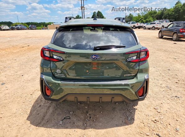 4S4GUHN6XS3711359 2025 SUBARU CROSSTREK Green უკანა ხედი
