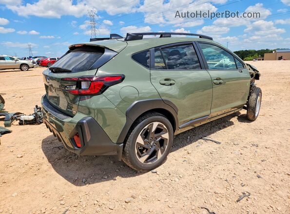 4S4GUHN6XS3711359 2025 SUBARU CROSSTREK Green უკანა მარჯვენა
