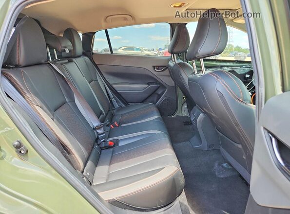 4S4GUHN6XS3711359 2025 SUBARU CROSSTREK Green უკანა სალონის ხედი