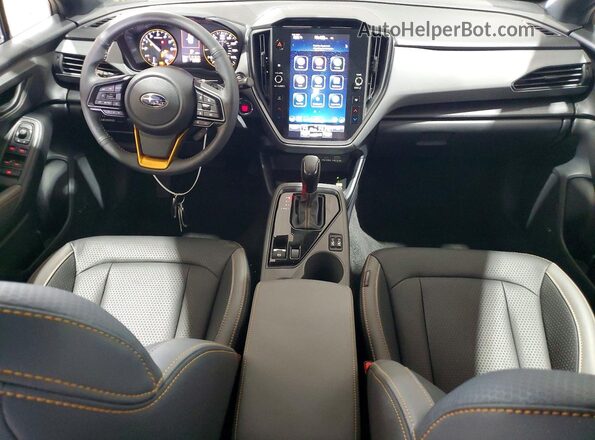 4S4GUHU60T3759830 2026 SUBARU CROSSTREK White Widok deski rozdzielczej