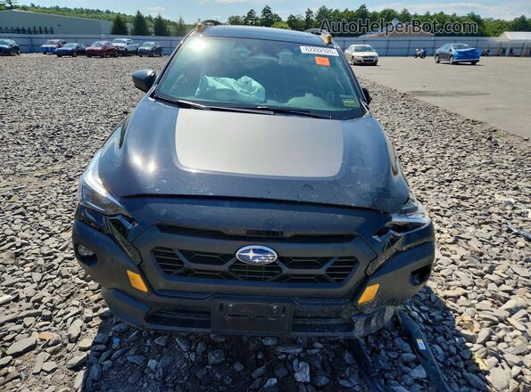 4S4GUHU67R3837111 2024 SUBARU CROSSTREK Black Вид спереду