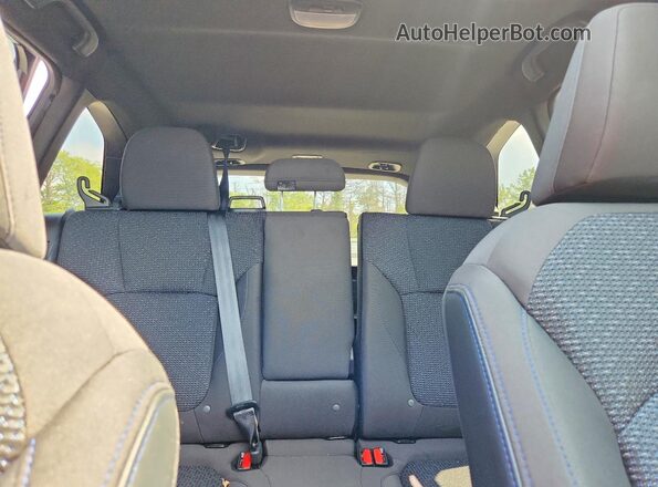 4S4SLDD65T3059873 2026 SUBARU FORESTER Maroon Rear seats view