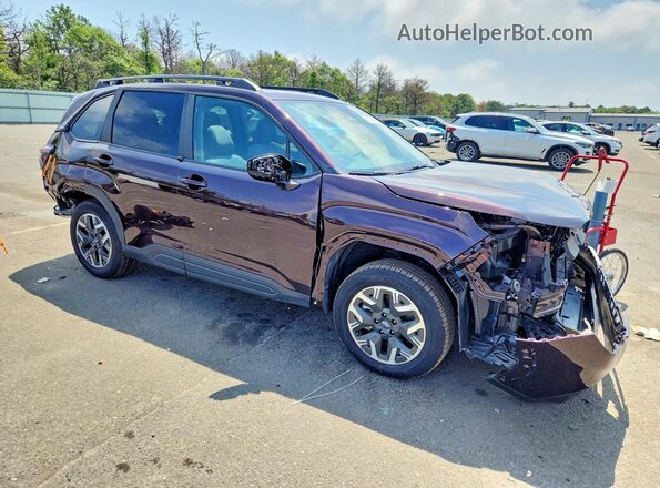 4S4SLDD65T3059873 2026 SUBARU FORESTER Maroon Front right