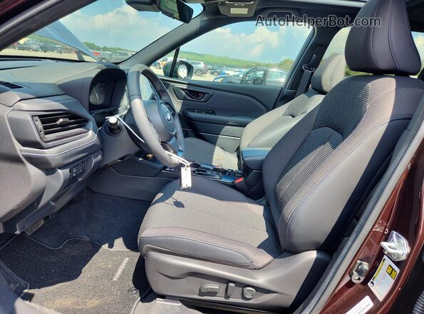 4S4SLDD65T3059873 2026 SUBARU FORESTER Maroon Front interior view