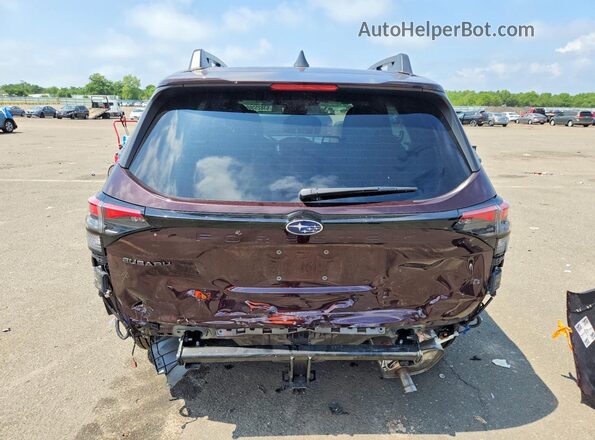 4S4SLDD65T3059873 2026 SUBARU FORESTER Maroon Rear view