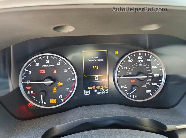 4S4WMADD8S3417140 2025 SUBARU ASCENT White Vista del cuadro de instrumentos