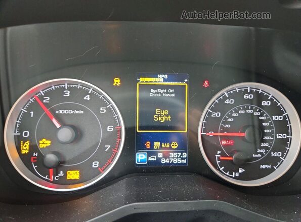 4S4WMAFD4M3468165 2021 SUBARU ASCENT Серый Вид щитка приборов