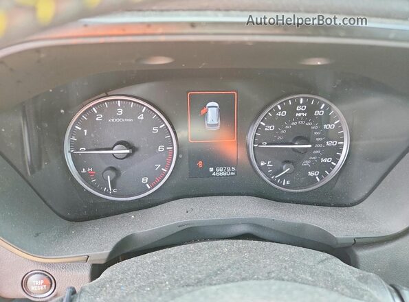 4S4WMAHD4R3412747 2024 SUBARU ASCENT White Widok zestawu wskaźników