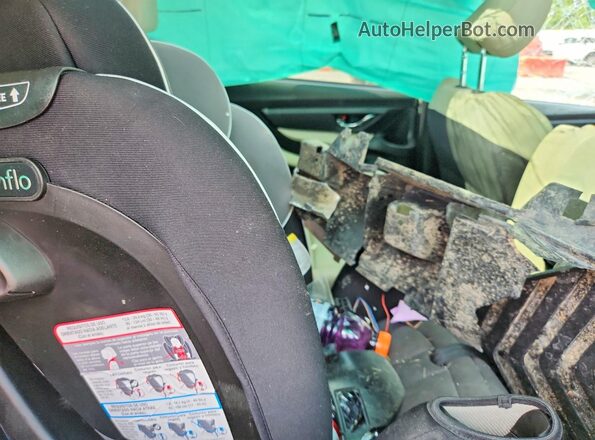 4S4WMAHDXK3462445 2019 SUBARU ASCENT Синий Вид задней части салона