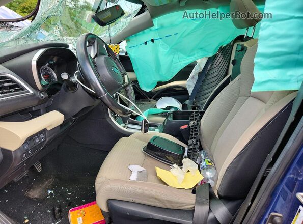 4S4WMAHDXK3462445 2019 SUBARU ASCENT Синий Вид салона спереди