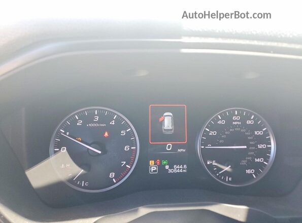 4S4WMAKD0P3437893 2023 SUBARU ASCENT Белый Вид щитка приборов