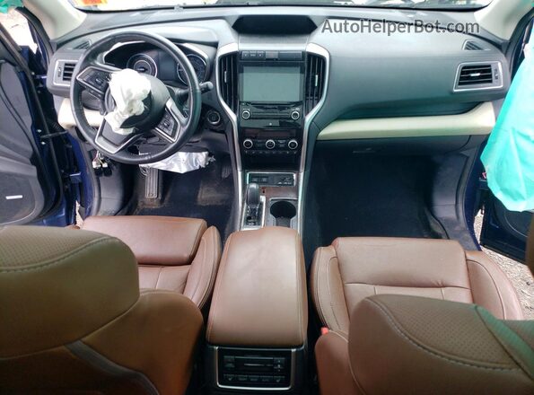 4S4WMARD2K3415618 2019 SUBARU ASCENT Синий Вид панели приборов