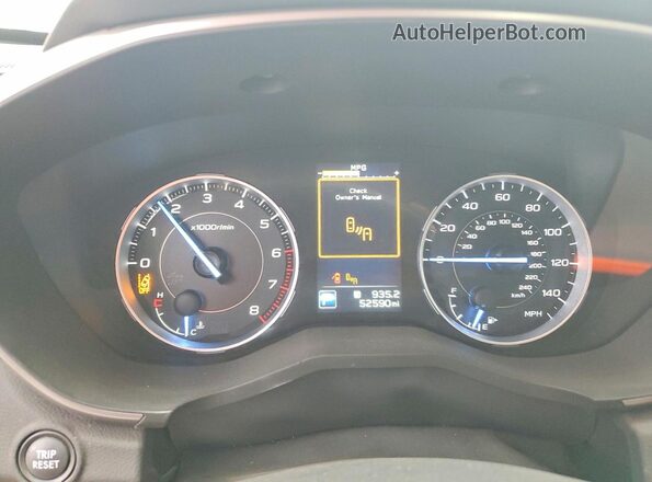 4S4WMARD8N3448966 2022 SUBARU ASCENT Белый Вид щитка приборов
