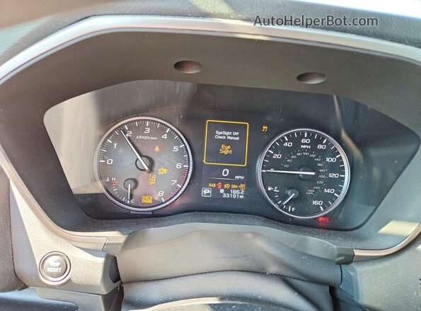 4S4WMAUDXS3403014 2025 SUBARU ASCENT Silver Instrument cluster view