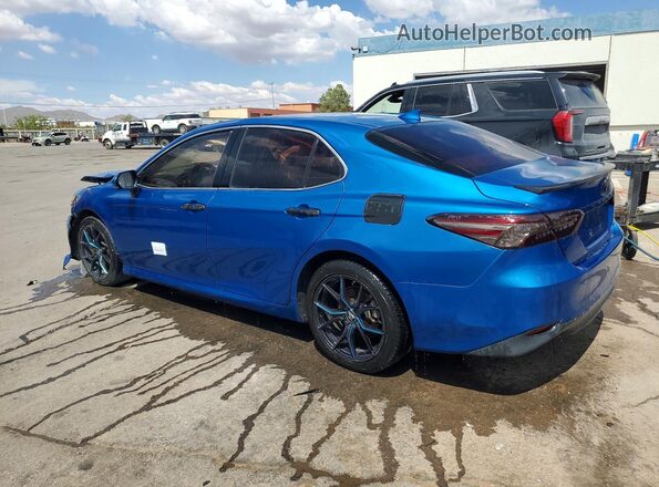 4T1B11HK5KU266204 2019 TOYOTA CAMRY Blue Tył lewy