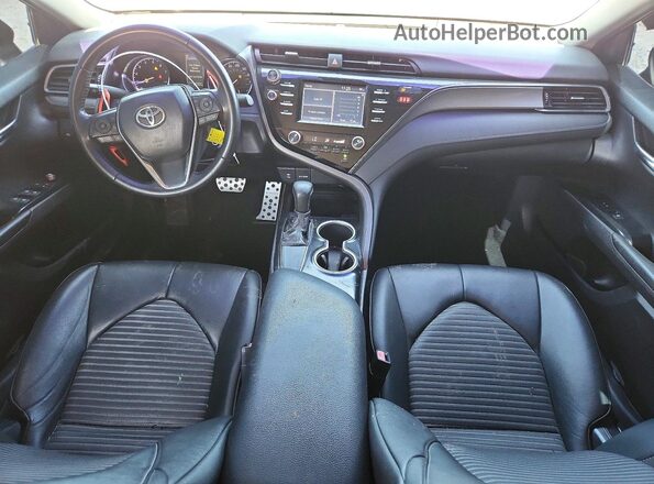 4T1B11HK5KU290177 2019 TOYOTA CAMRY Black Вид панелі приладів