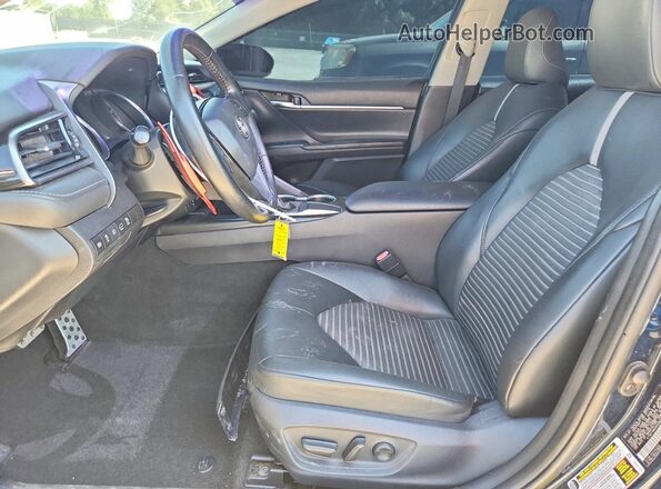 4T1B11HK5KU290177 2019 TOYOTA CAMRY Black Вид салону спереду