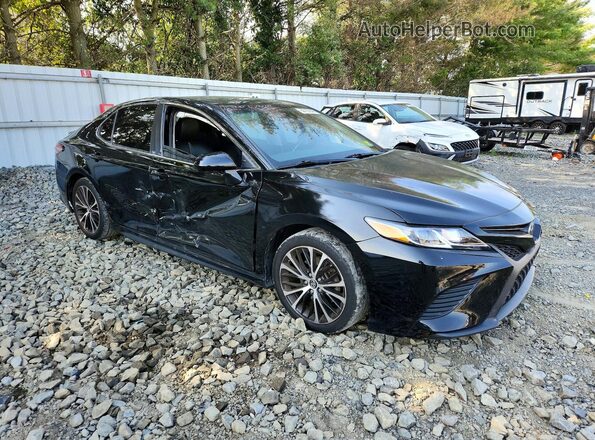 4T1B11HK8KU763599 2019 TOYOTA CAMRY Черный Передняя правая четверть