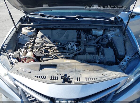 4T1B21HK5KU518630 2019 TOYOTA CAMRY HYBRID Silver უკანა ხედი