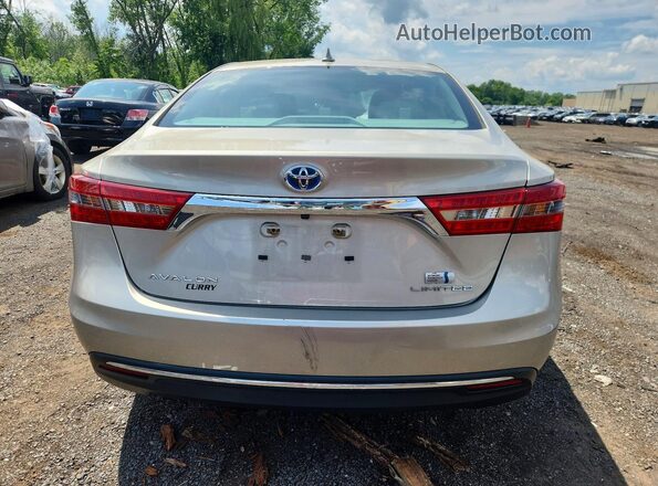 4T1BD1EBXJU062671 2018 TOYOTA AVALON Beige Rear view