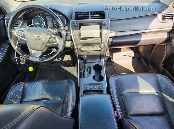 4T1BD1FK3HU213780 2017 TOYOTA CAMRY Black Вид панелі приладів