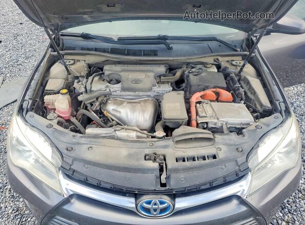 4T1BD1FK7HU207884 2017 TOYOTA CAMRY Charcoal Widok wnętrza z tyłu