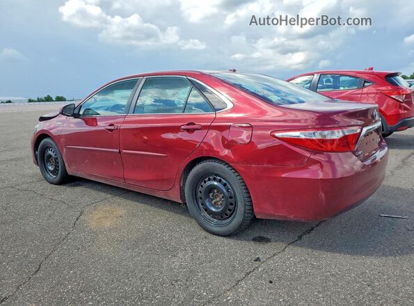 4T1BD1FKXHU201366 2017 TOYOTA CAMRY Red Հետևի ձախ
