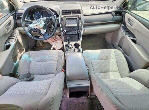 4T1BF1FK0HU802182 2017 TOYOTA CAMRY Gray წინა პანელის ხედი