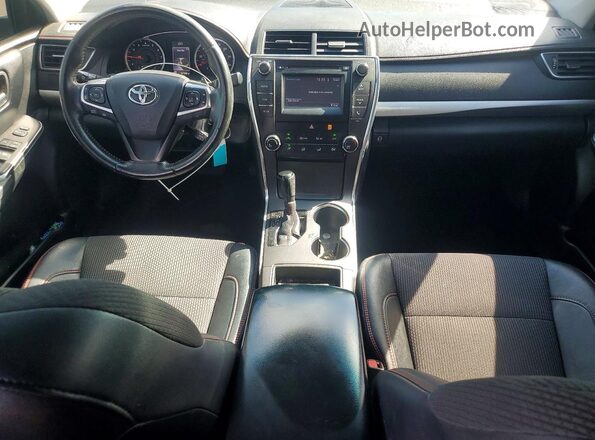 4T1BF1FK1GU210420 2016 TOYOTA CAMRY Black Вид панелі приладів