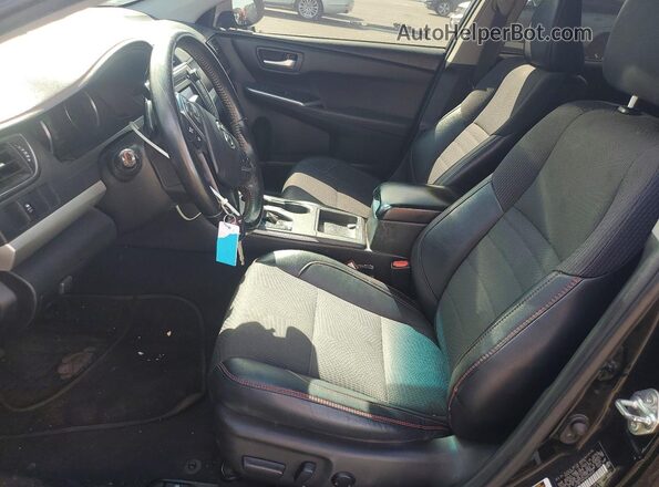 4T1BF1FK1GU210420 2016 TOYOTA CAMRY Black Вид салону спереду