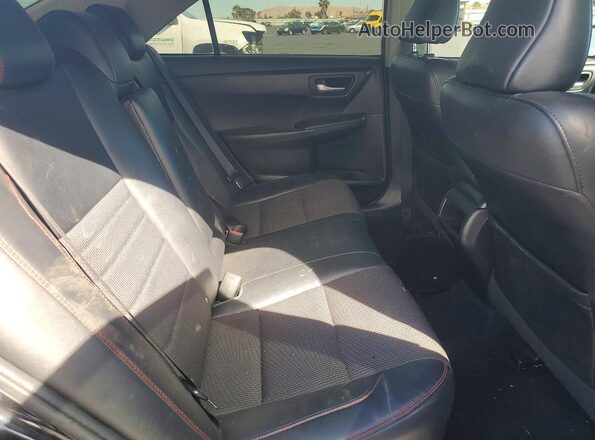 4T1BF1FK1GU210420 2016 TOYOTA CAMRY Black Вид задніх сидінь