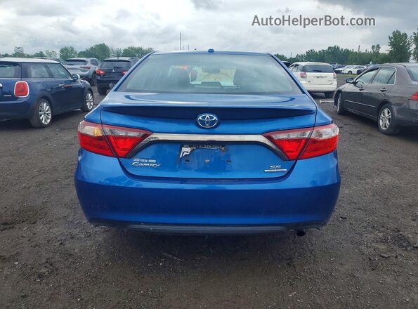 4T1BF1FK1GU561117 2016 TOYOTA CAMRY Blue უკანა ხედი
