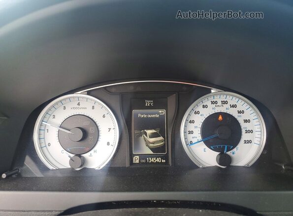 4T1BF1FK1GU561117 2016 TOYOTA CAMRY Blue ხელსაწყოთა პანელის ხედი