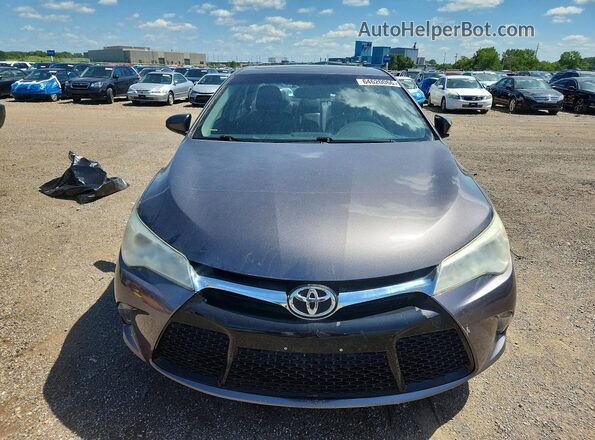 4T1BF1FK2GU609160 2016 TOYOTA CAMRY Gray წინა ხედი