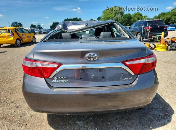 4T1BF1FK2GU609160 2016 TOYOTA CAMRY Gray უკანა ხედი