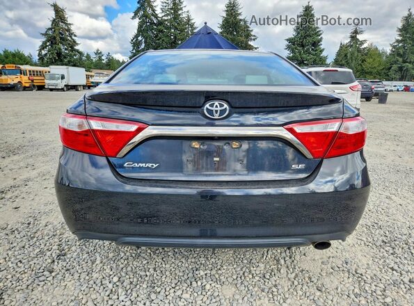 4T1BF1FK4GU163643 2016 TOYOTA CAMRY Black უკანა ხედი