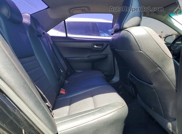 4T1BF1FK4HU651900 2017 TOYOTA CAMRY Black Rear seats view