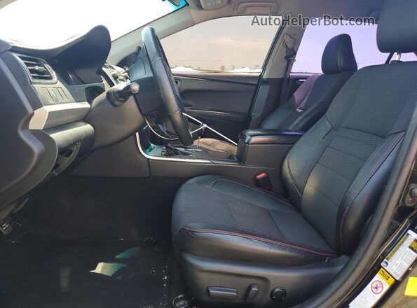 4T1BF1FK4HU651900 2017 TOYOTA CAMRY Black Front interior view
