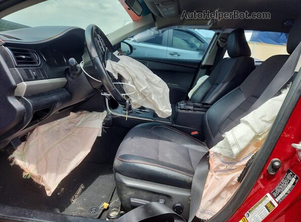 4T1BF1FK5GU579376 2016 TOYOTA CAMRY Red Vista interior delantera