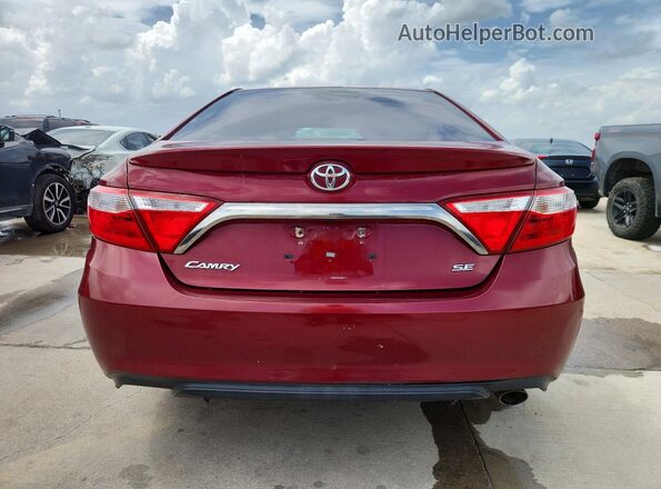 4T1BF1FK5GU579376 2016 TOYOTA CAMRY Red Vista trasera